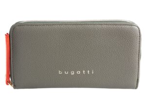 Кошелёк женский BUGATTI Ella, оливковый, полиуретан, 19х2х10 см — изображение 2