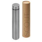 Термос Scout, тубус, серебристый
