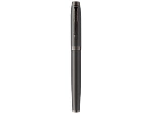 Перьевая ручка Parker IM Monochrome Black, перо:F, цвет чернил: blue, в подарочной упаковке. — изображение 2