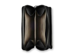 Кошелёк женский BUGATTI Elsa, с защитой данных RFID, чёрный, воловья кожа/полиэстер, 11х2,5х9 см — изображение 4