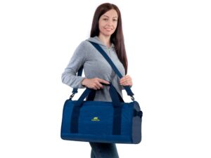 RIVACASE 5541 blue Лёгкая складная дорожная сумка, 30л /12 — изображение 17