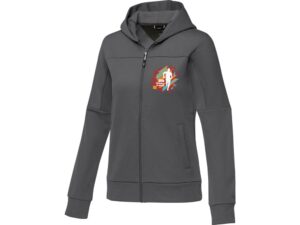 Женская спортивная трикотажная куртка Nubia на молнии, storm grey — изображение 5