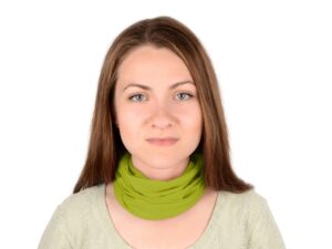Мультифункциональная бандана Farbe, зеленое яблоко — изображение 3