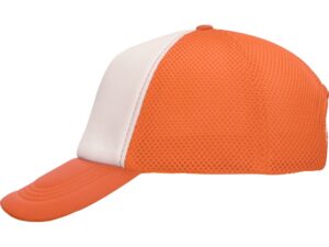 Бейсболка с сеткой Newport, оранжевый/белый — изображение 6
