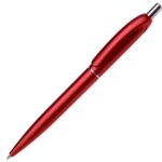 Пластиковая шариковая ручкаVivid с покрытием металлик, красный