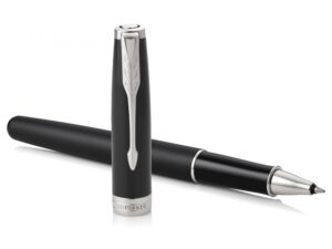 Ручка роллер Parker Sonnet  Matte Black CT, стержень: F, цвет чернил: black, в подарочной упаковке — изображение 4