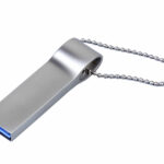 USB 3.0-флешка на 32 Гб с мини чипом, компактный дизайн, боковое отверстие для цепочки