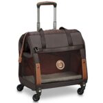 Сумка для перевозки животных DELSEY, CHATELET AIR 2.0, на колесах, 42л, коричневый