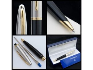Шариковая ручка Waterman Carene De Luxe, цвет: Black/Silver, стержень: Mblue — изображение 4