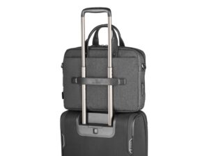 Портфель VICTORINOX Architecture Urban2 15 Briefcase 15'', серый, полиэстер/кожа, 42x13x31 см, 16 л — изображение 9