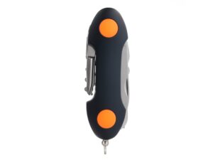 Нож перочинный Stinger, 96 мм, 15 функций, материал рукояти: алюминий, PP (черный/оранжевый) — изображение 7