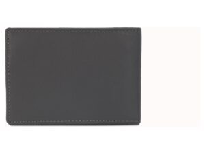 Бумажник Mano Don Leonardo, с RFID защитой, натуральная кожа в сером цвете, 12,5 х 2,5 х 9 см — изображение 6