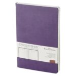 Ежедневник А5 недатированный Megapolis Velvet Flex, фиолетовый