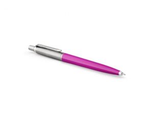 Шариковая ручка Parker Jotter, цвет MAGENTA, цвет чернил синий, толщина линии M , в подарочной коробке — изображение 4