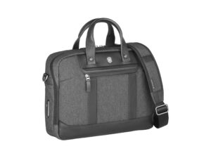 Портфель VICTORINOX Architecture Urban2 15 Briefcase 15'', серый, полиэстер/кожа, 42x13x31 см, 16 л — изображение 2