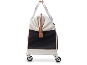 Сумка для перевозки животных DELSEY, CHATELET AIR 2.0,  на колесах, 42л, белый — изображение 3