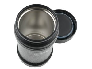 Термос из нерж. стали для еды тм ThermoCafe HAMJNL-500FJ Hammertone Coating, 0.5L, серый — изображение 2