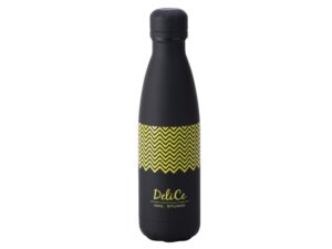 Вакуумная термобутылка Vacuum bottle C1, soft touch, 500 мл, черный, с УФ печатью — изображение 2