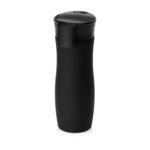 Вакуумная термокружка с кнопкой Streamline, Waterline, soft-touch, черный