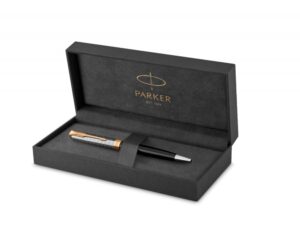 Шариковая ручка Parker Sonnet Premium Refresh BLACK GT, стержень: M, цвет чернил: black , в подарочной упаковке — изображение 2