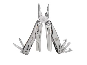 Мультитул Stinger, 106 мм, 15 функций, сталь/АБС-пластик, оранжевый, в комплекте нейлоновый чехол — изображение 2