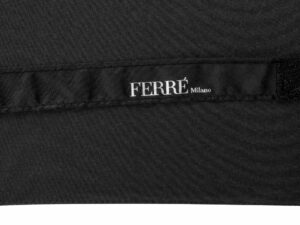 Зонт складной автоматический Ferre Milano, черный — изображение 8