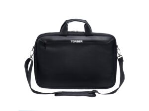 Сумка для ноутбука TORBER VOYAGE 15.6'', черный, нейлон/микрофибра, 43 х 5 х 29 см, 6л — изображение 6