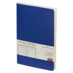 Ежедневник А5 недатированный Megapolis Velvet Flex, синий