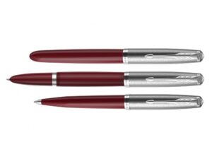 Перьевая ручка Parker 51 CORE BURGUNDY CT, перо: F, цвет чернил: black, в подарочной упаковке. — изображение 5