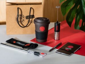 Пакет подарочный Kraft XS, 23x19x10 см — изображение 4