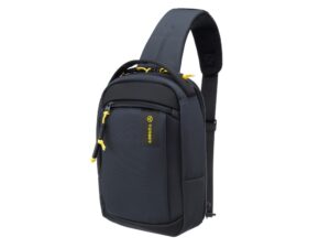 Рюкзак TORBER VOYAGE на одно плечо, серый, полиэстер 900D, 20х10х30 см, 5 л — изображение 2