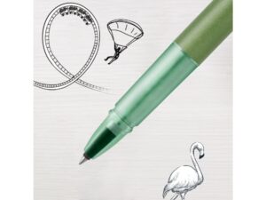 Ручка-роллер Parker Vector XL Green CT, цвет чернил black, стержень: F, в подарочной упаковке. — изображение 17
