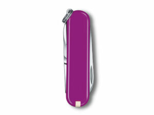Нож-брелок VICTORINOX Classic SD Colors Tasty Grape, 58 мм, 7 функций, фиолетовый — изображение 3