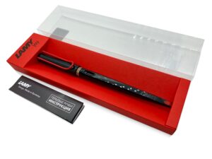 Ручка перьевая 015 joy, Черный/красный клип, 1.5 mm — изображение 2