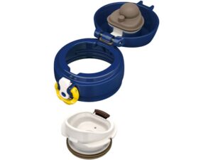 Термос из нерж. стали тм THERMOS JNL-402-BLWH SS V.Insulated Flask,400ml, бело-синий — изображение 5