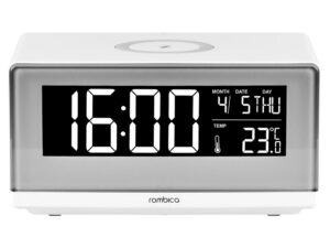 Часы с беспроводным зарядным устройством Rombica Timebox 2, белый — изображение 2