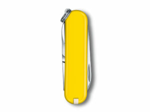Нож-брелок VICTORINOX Classic SD Colors Sunny Side, 58 мм, 7 функций, жёлтый — изображение 3