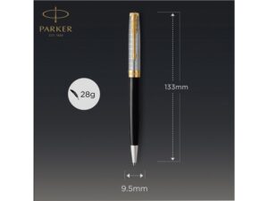 Шариковая ручка Parker Sonnet Premium Refresh BLACK GT, стержень: M, цвет чернил: black , в подарочной упаковке — изображение 4