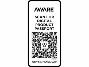 Onyx с 5 панелями Aware™ кепка из переработанных материалов - Белый — изображение 4