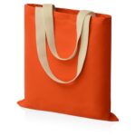 Сумка для шопинга Steady из хлопка с парусиновыми ручками, 260 г/м2, оранжевый (P)