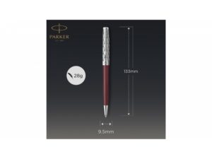 Шариковая ручка Parker Sonnet Premium Refresh RED CT, стержень: M, цвет чернил: black , в подарочной упаковке — изображение 4