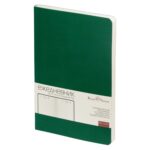 Ежедневник А5 недатированный Megapolis Velvet Flex, зеленый