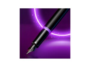 Перьевая ручка Parker IM Vibrant Rings Flame Amethyst Purple, стержень:F, цвет чернил: blue, в подарочной упаковке. — изображение 9