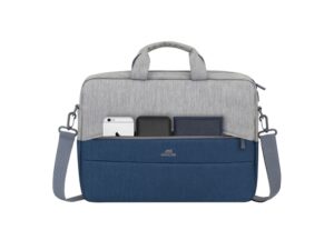 RIVACASE 7532 grey/dark blue сумка для ноутбука 15.6'' — изображение 13