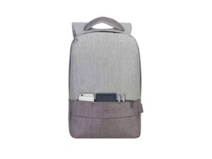 RIVACASE 7562 grey/mocha рюкзак для ноутбука 15.6, серый/кофейный — изображение 7