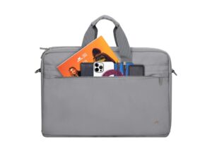 RIVACASE 8235 light grey сумка для ноутбука 15,6 / 6 — изображение 3