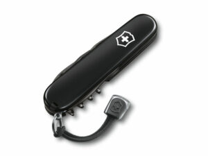 Нож перочинный VICTORINOX Spartan Onyx Black, 91 мм, 12 функций, чёрный, со шнурком в комплекте — изображение 3