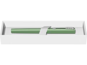 Ручка-роллер Parker Vector XL Green CT, цвет чернил black, стержень: F, в подарочной упаковке. — изображение 12
