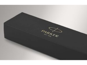 Шариковая ручка Parker IM Mat Black CT лак матовый, стержень: M, цвет чернил: blue, в подарочной упаковке. — изображение 8