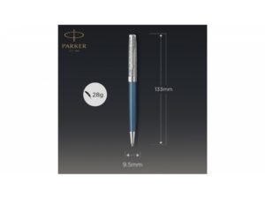 Шариковая ручка Parker Sonnet Premium Refresh BLUE CT, стержень: M, цвет чернил: black , в подарочной упаковке — изображение 4
